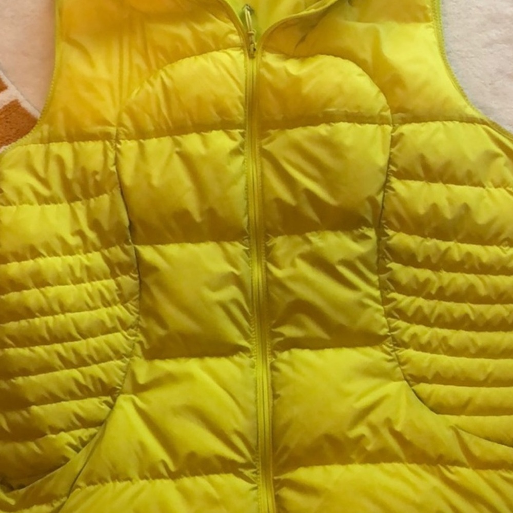 Lululemon Yellow Puffer Vest